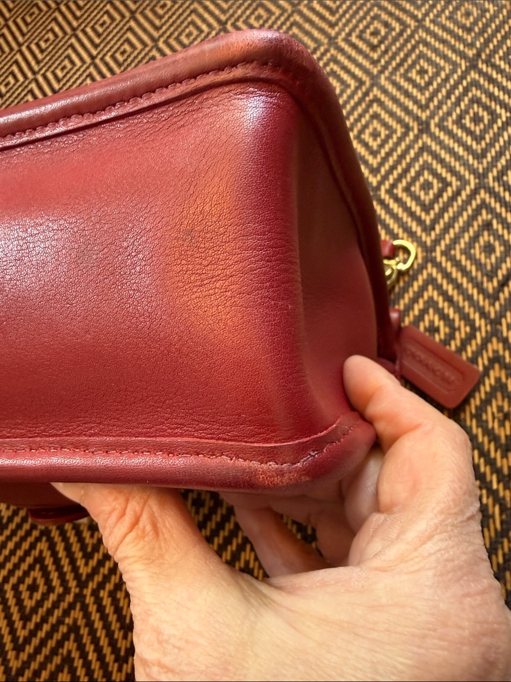 Vintage coach Willis 9927 red with brass - Picture 9 of 16